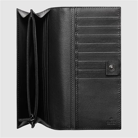 mens leather wallet gucci|Gucci long wallet for men.